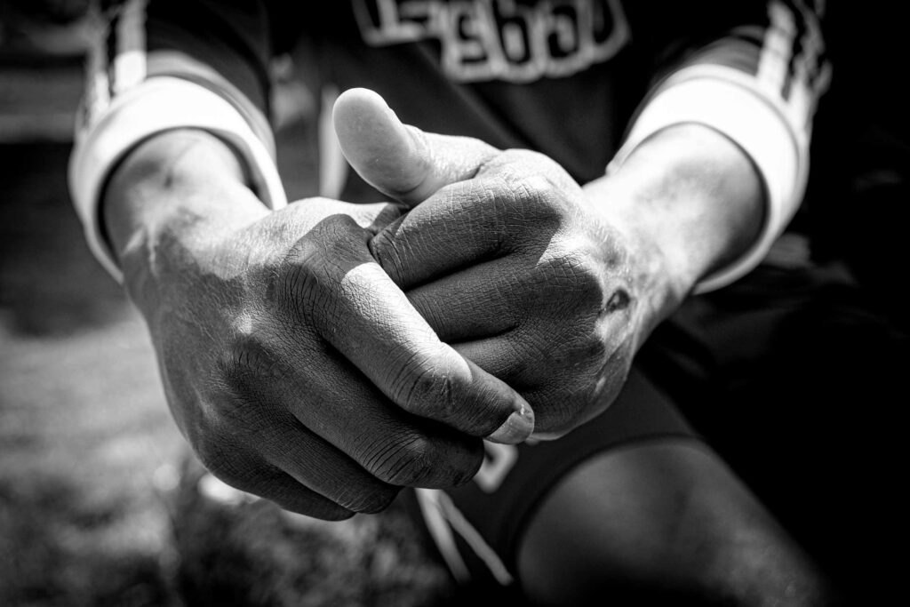 Hands - Black and white photography