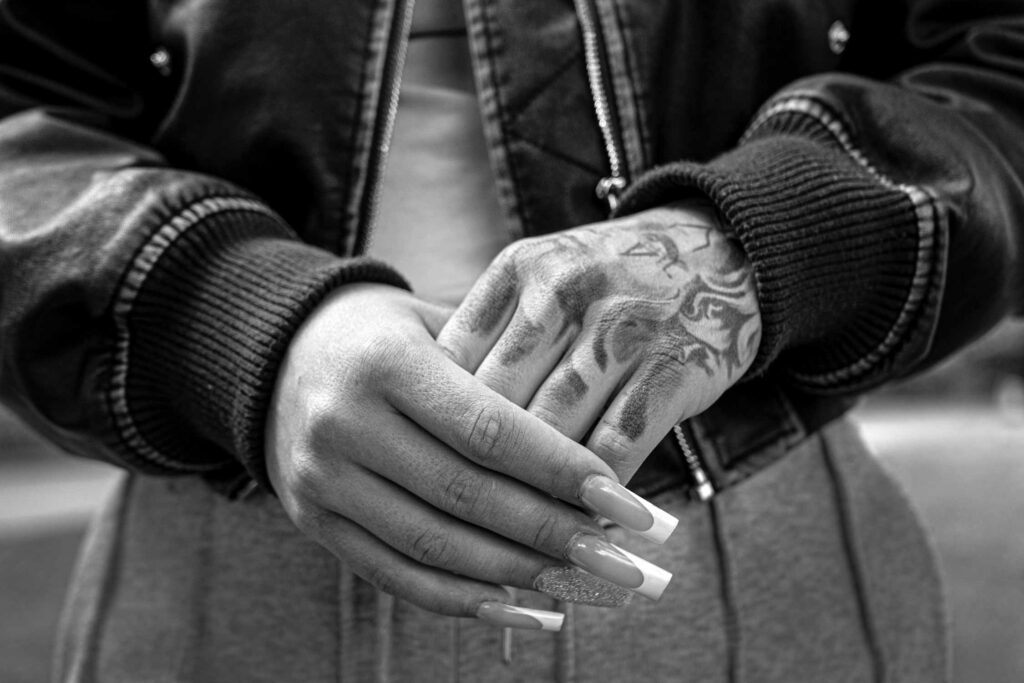 Hands - Black and white photography