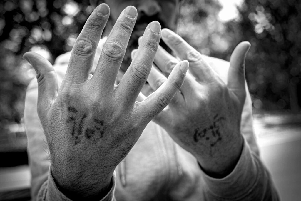 Hands - Black and white photography