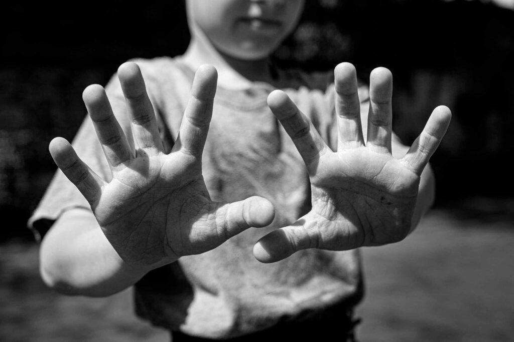 Hands - Black and white photography