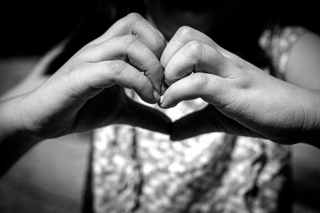 Hands - Black and white photography