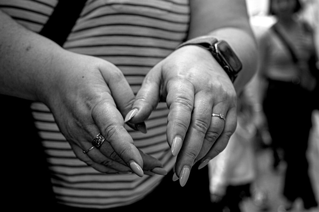 Hands - Black and white photography