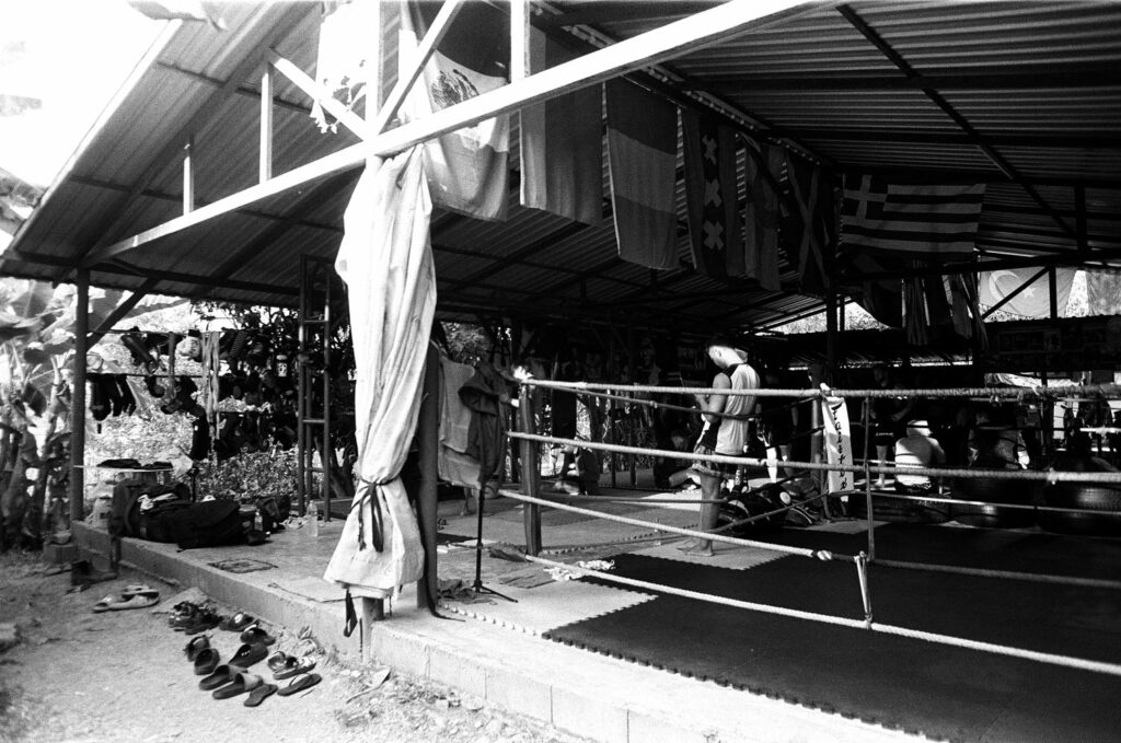 View of Muay-Thai Open Air Gyms Sitjemam./ Sitjemam Gym - Pai - Thailand / February 2024