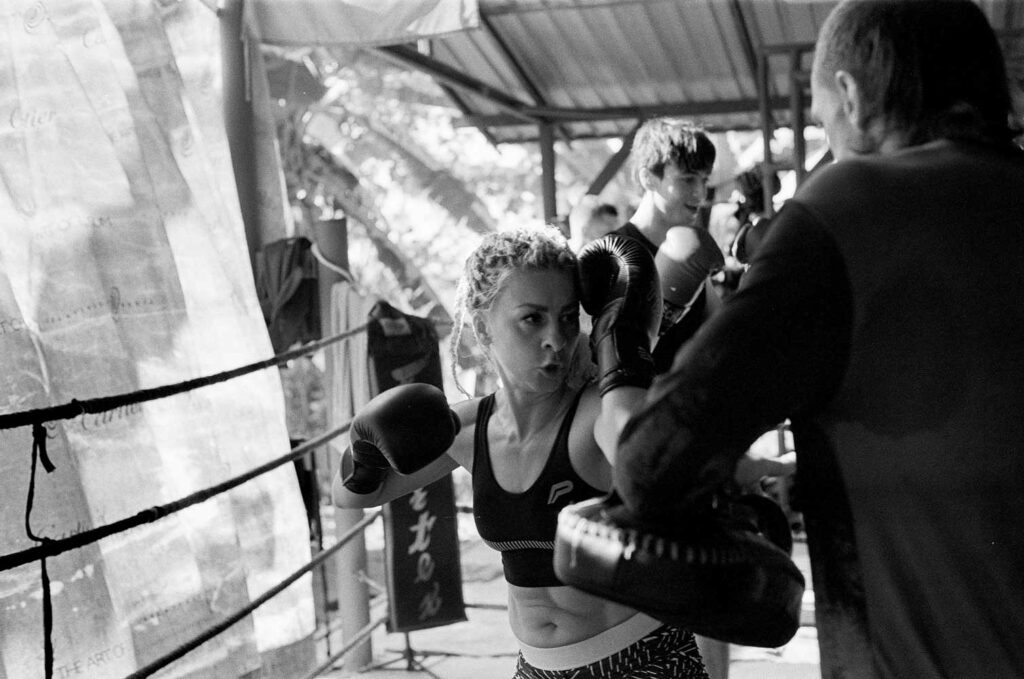 Agi and Enrico / Sitjemam Gym - Pai - Thailand / February 2024