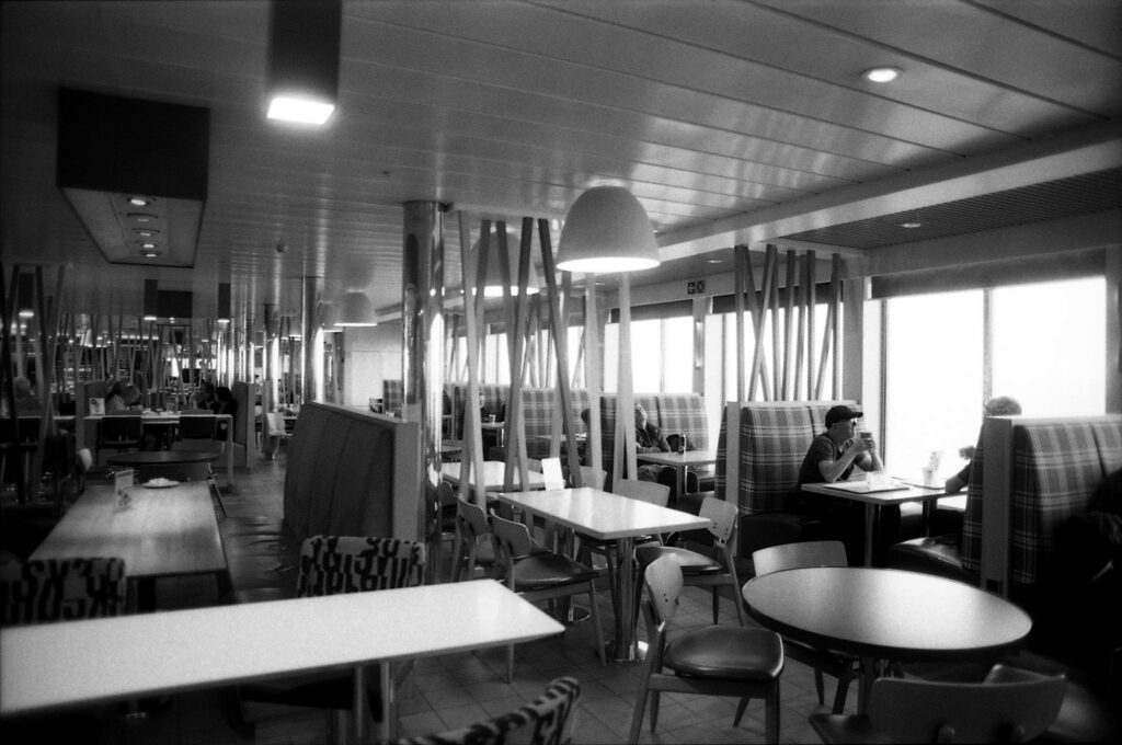 Essensausgabe – Fähre Scandlines von Rostock nach Kopenhagen